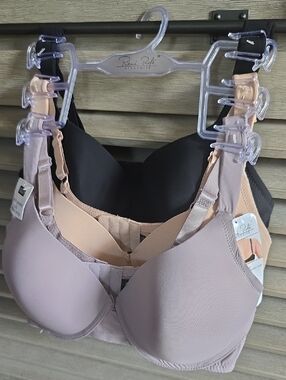 Rene Rofe Pullover T-Shirt Bra - Tan & Black